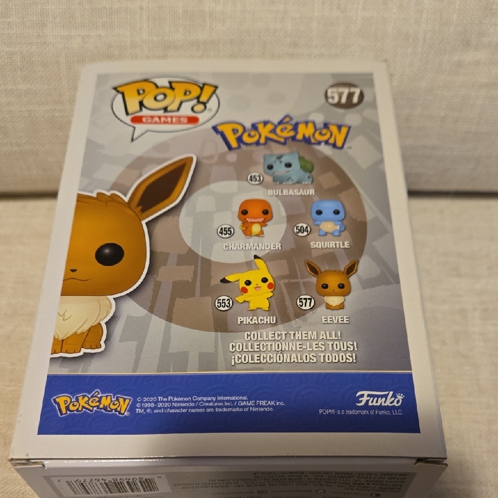 Funko Pop‎ Pokémon Eevee Figure - Brown and Cream - Picture 4 of 5